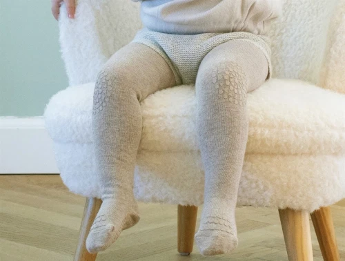 GoBabyGo sand kravlestrømpebukser merinould